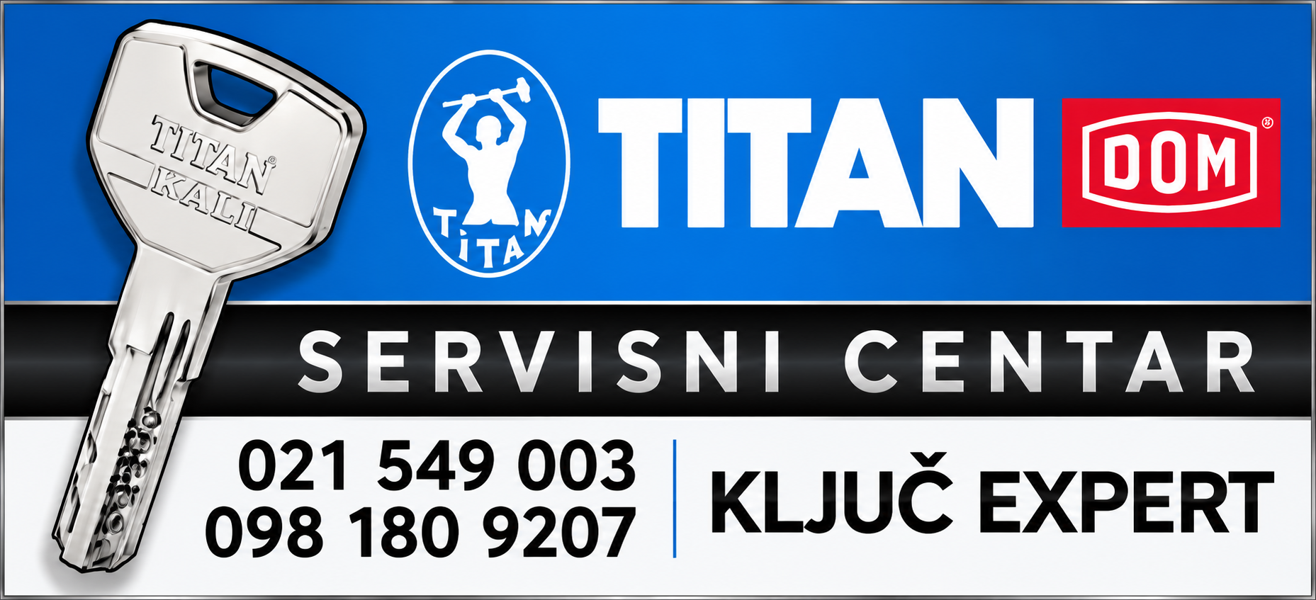Titan DOM servisni centar Ključ Expert Split